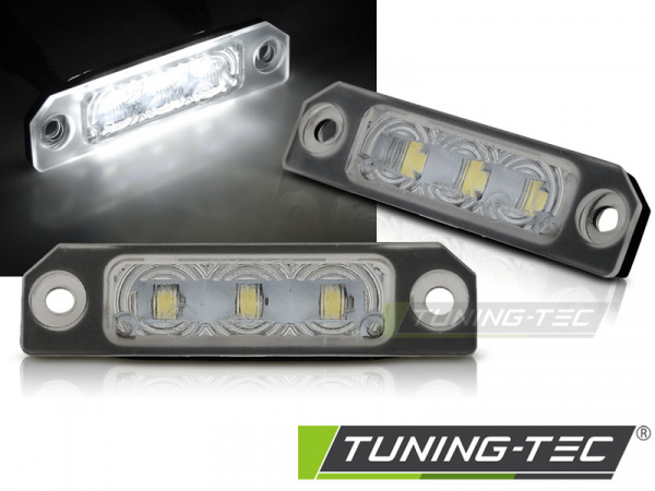 Upgrade LED Kennzeichenbeleuchtung für Ford Focus MK2 8-10 / Fusion / Mustang 10-13 kaltweiß